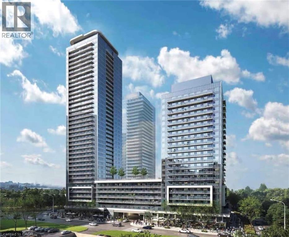 Contemporary high-rise complex featuring multiple towers with extensive glass facades
