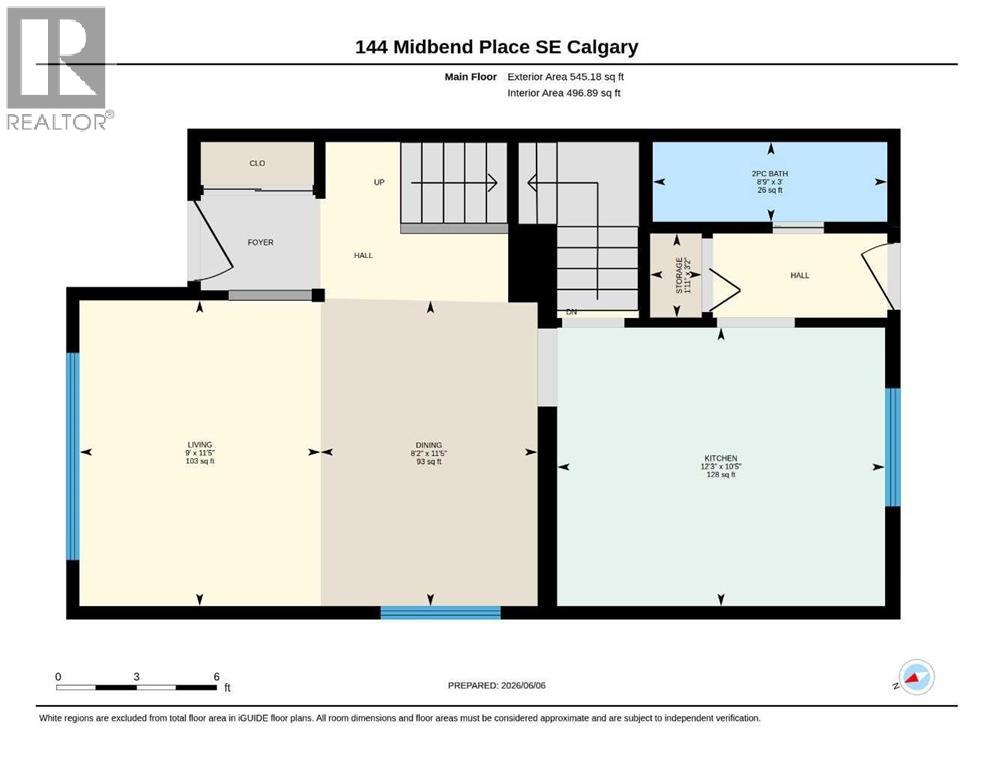 Main Level Floor Plan