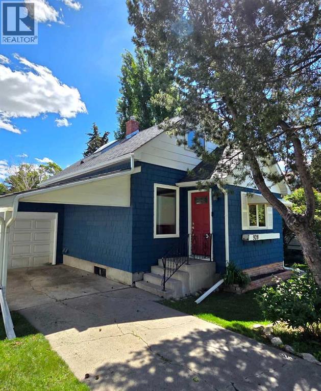 Front single attached garage