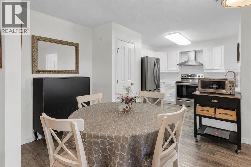 Elegant dining space positioned perfectly, enhancing the units modern open flow