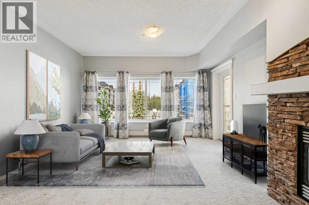 Virtual Staged photo of generous sized living space