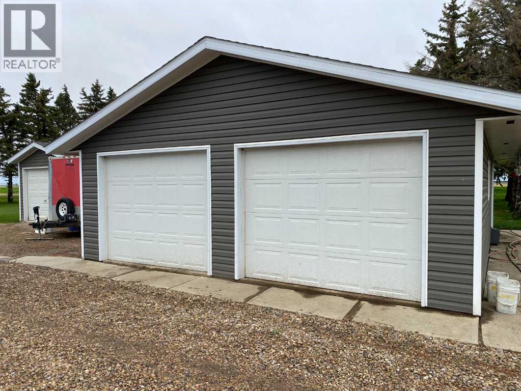 Heated two car garage