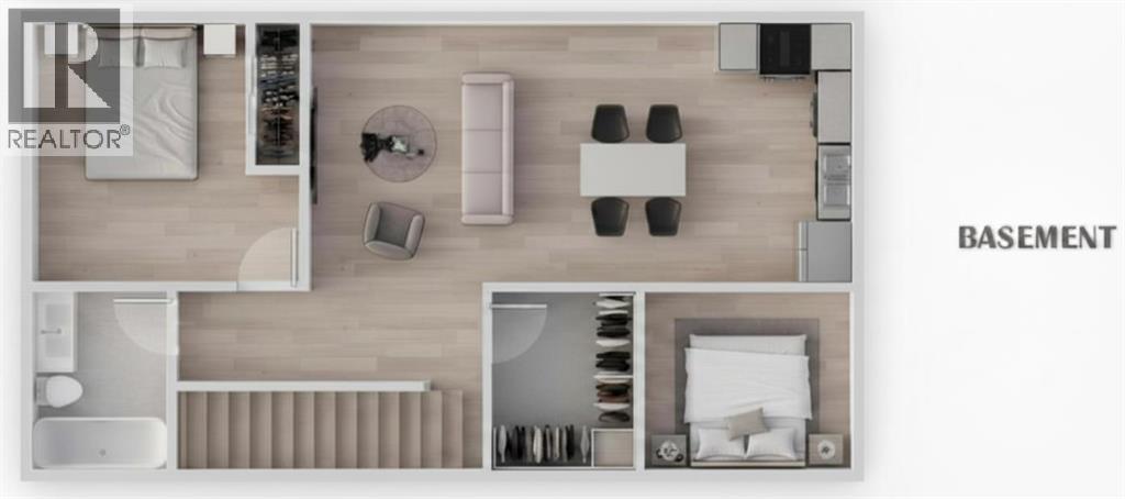 North End Duplex basement floorplan