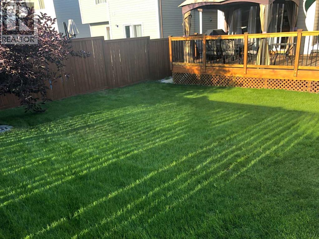 Beautiful backyard with underground sprinklers
