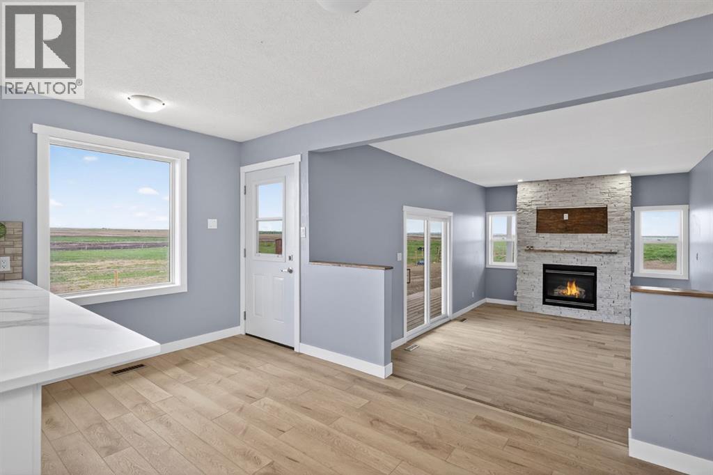 breakfast nook and sunken living room