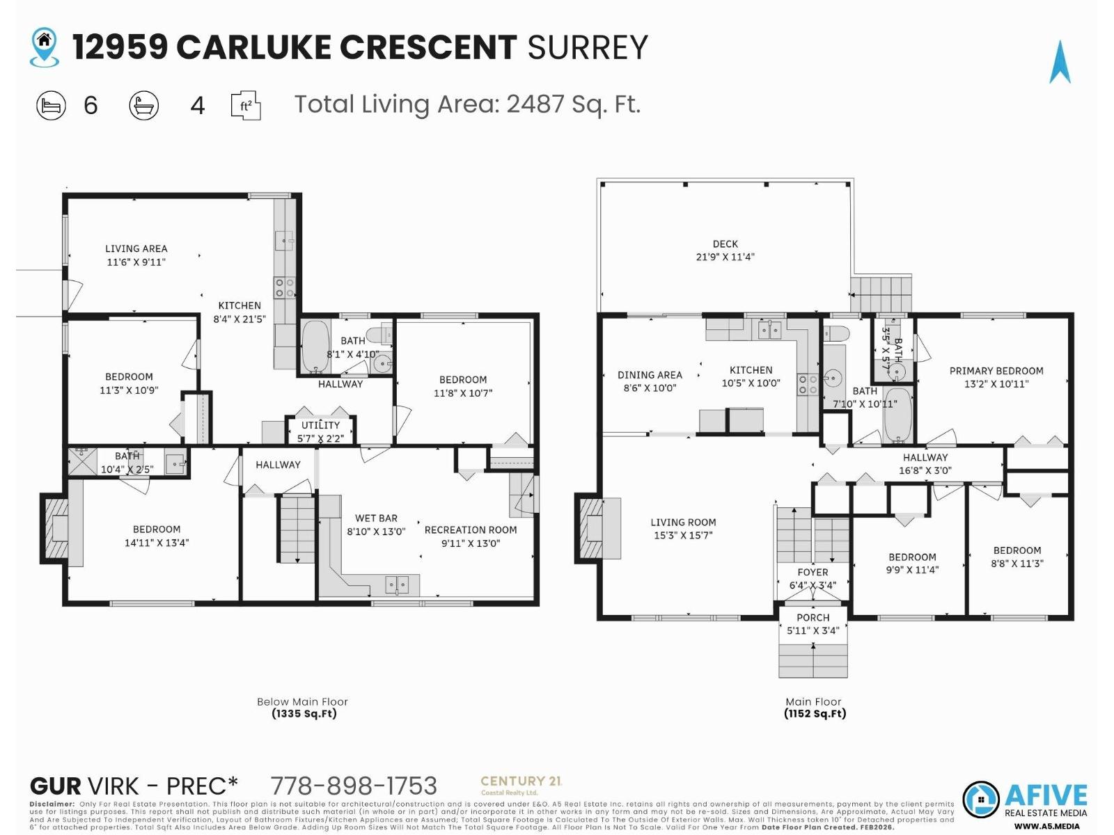 6 Bed, 4 Bath House for Sale in Surrey – 12959 CARLUKE CRESCENT, Surrey – MLS# R3133390 - Image 39