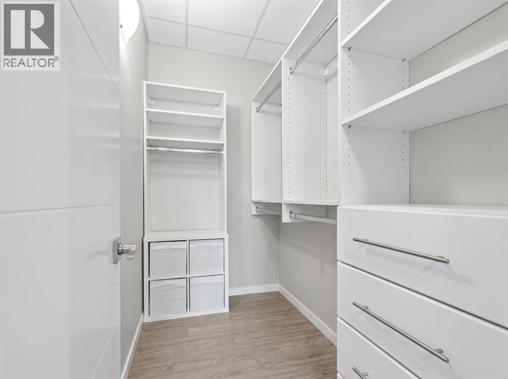 Spacious closet with great organization