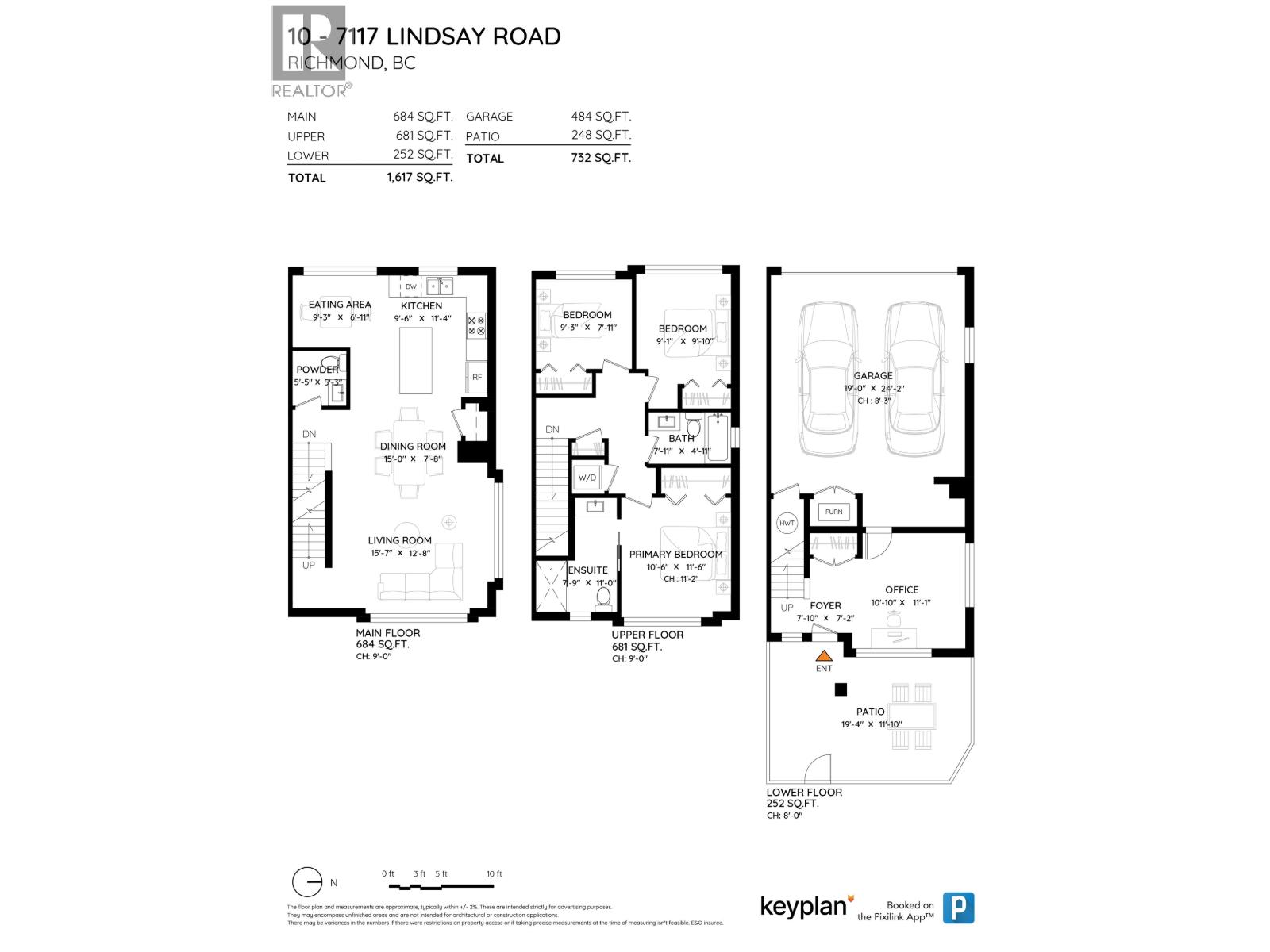 #10-7117 LINDSAY Road, Richmond