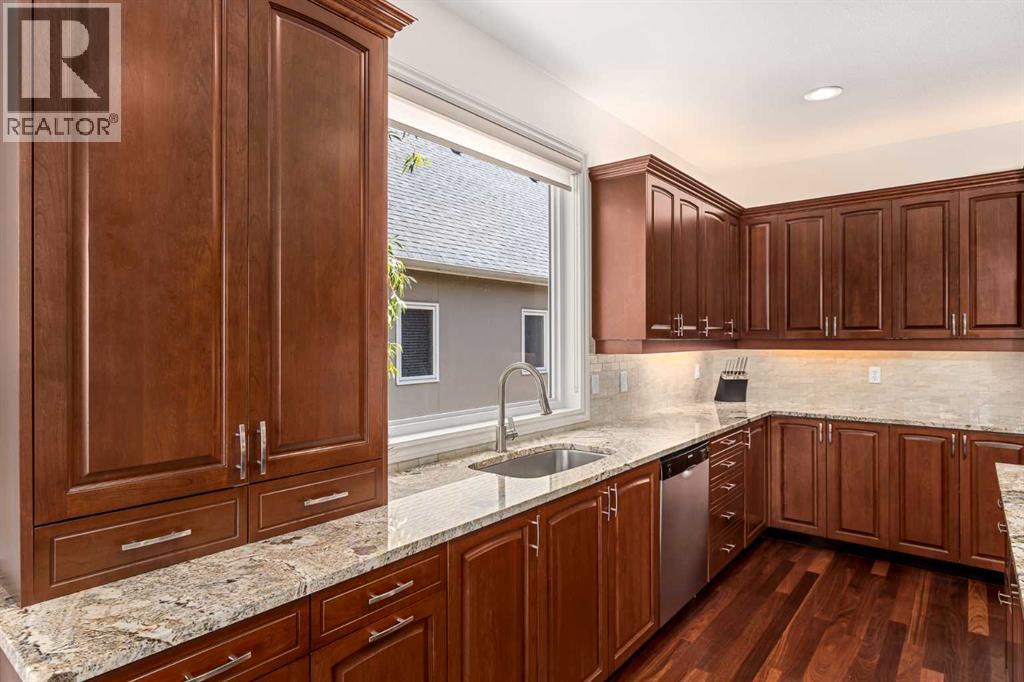 Granite countertops throughout