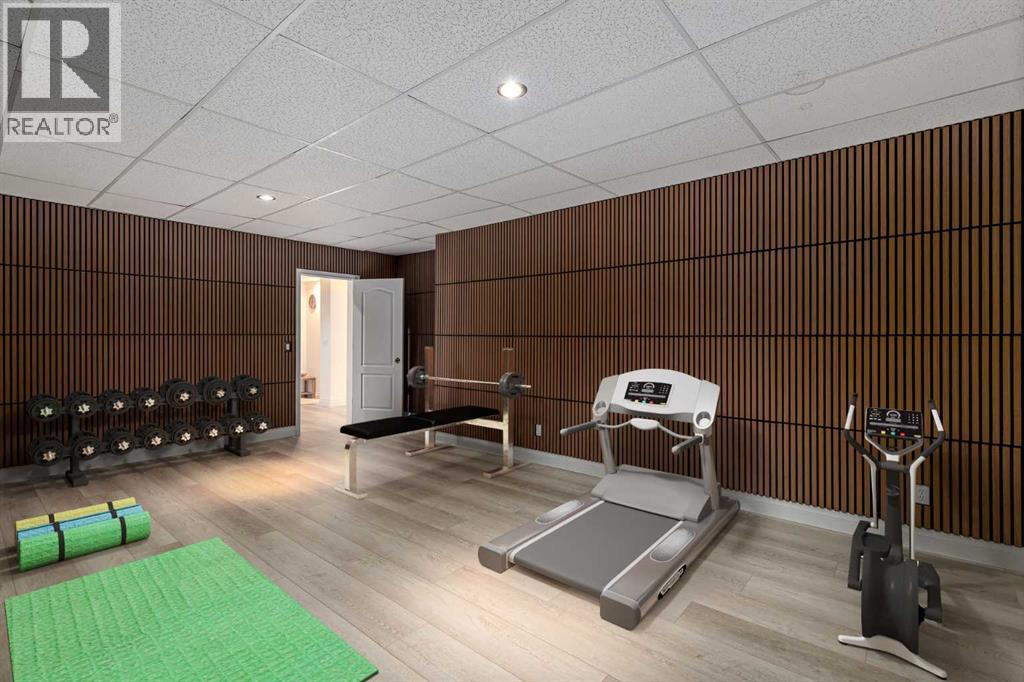 This space could also be used as a home gym or 5th bedroom (virtually staged)