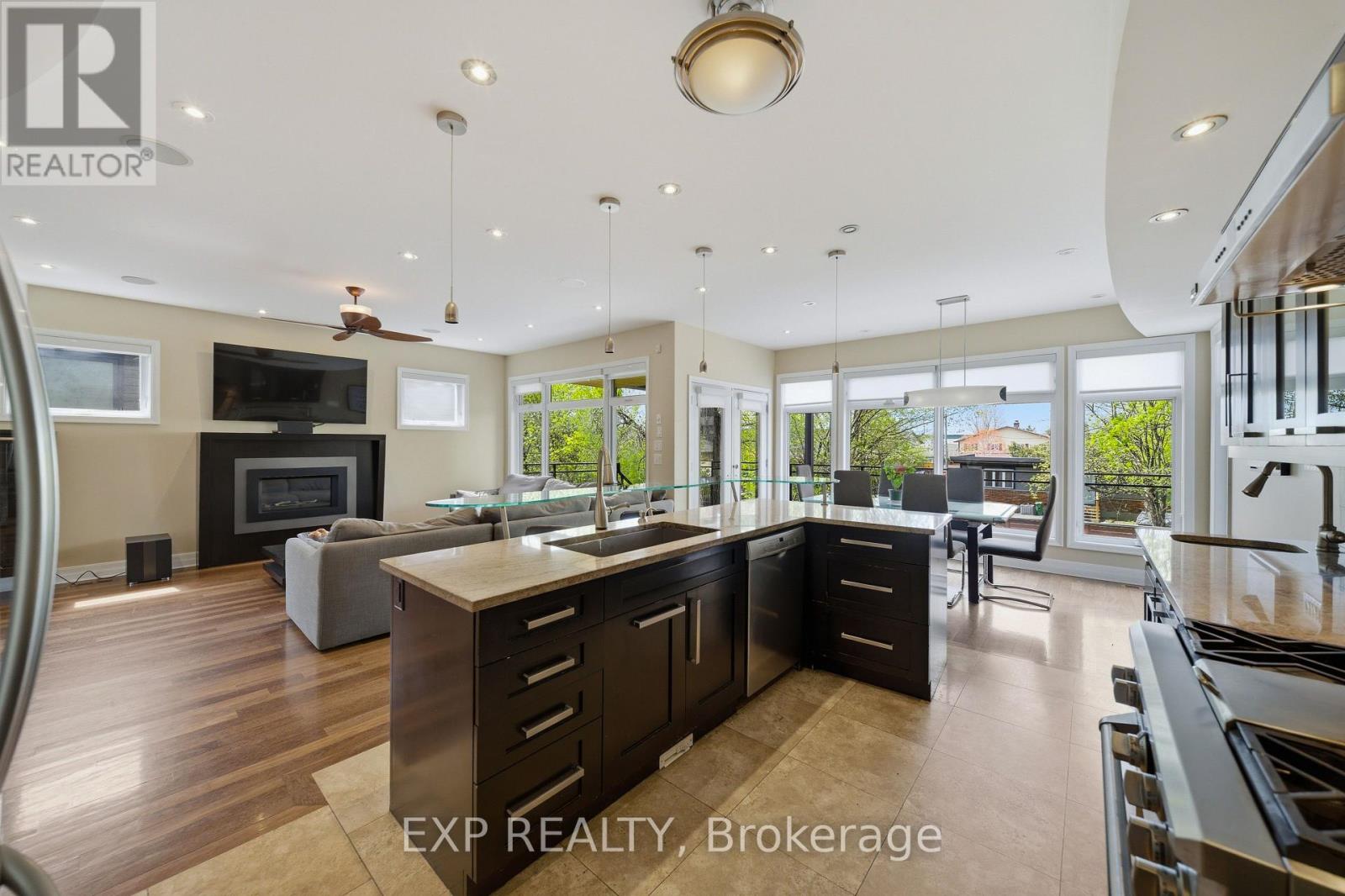 Brazilian hardwood floors throughout