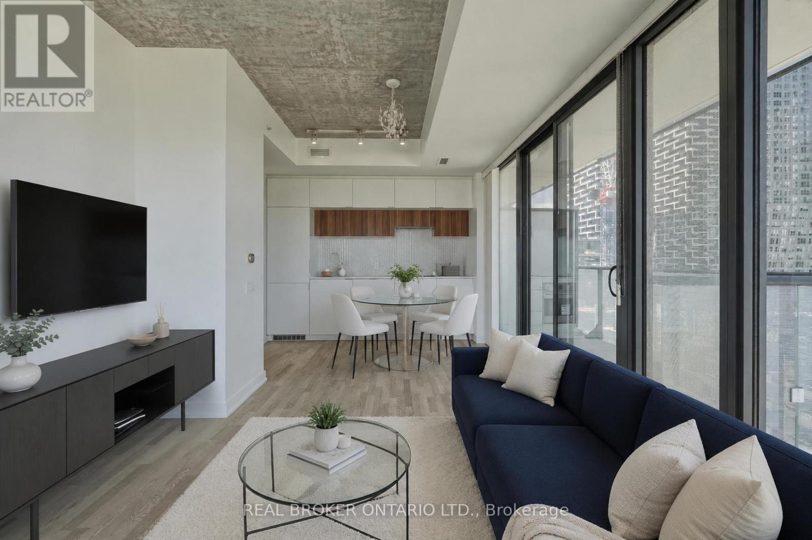 Living/Dining - virtually staged
