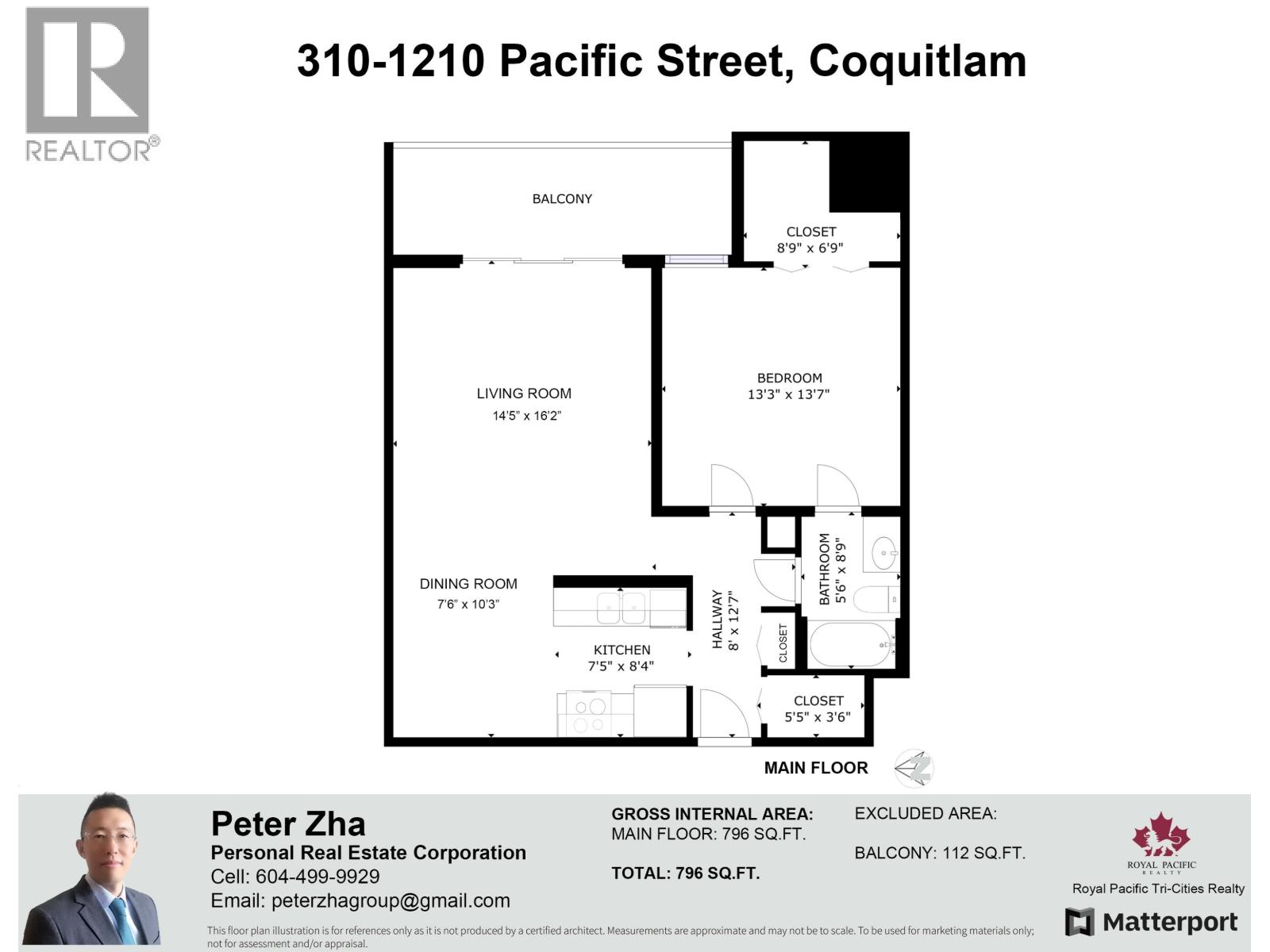 1 Bed, 1 Bath Apartment for Sale in Coquitlam – 310 1210 PACIFIC STREET, Coquitlam – MLS# R3134365 - Image 30