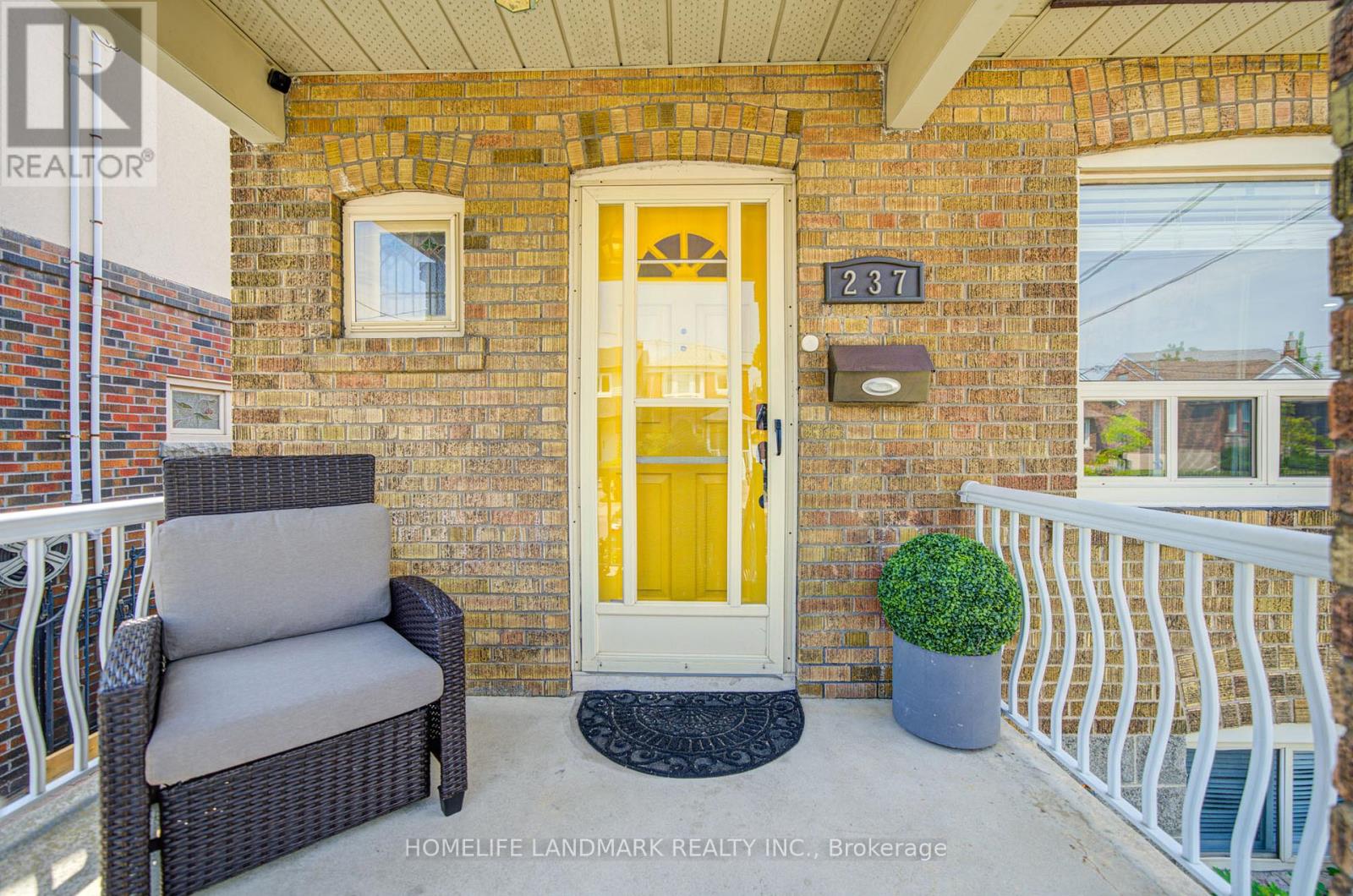 brick exterior