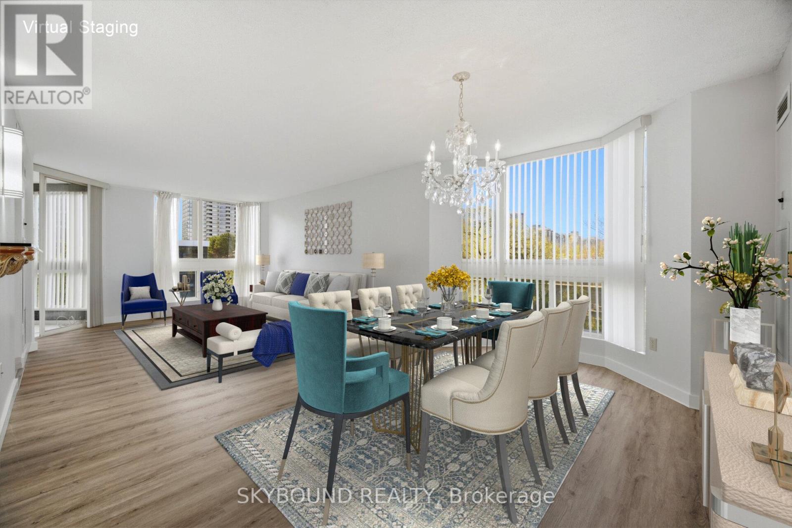 Living/Dining (Virtually Staged)