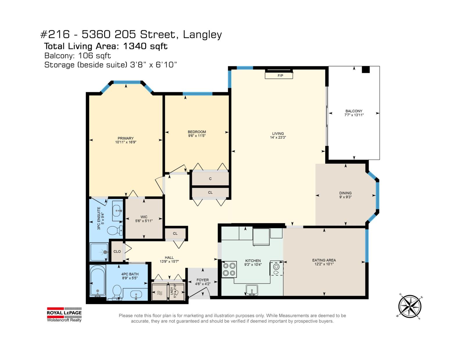 216 5360 205 STREET, Langley
