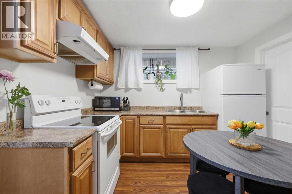 Basement living room kitchen