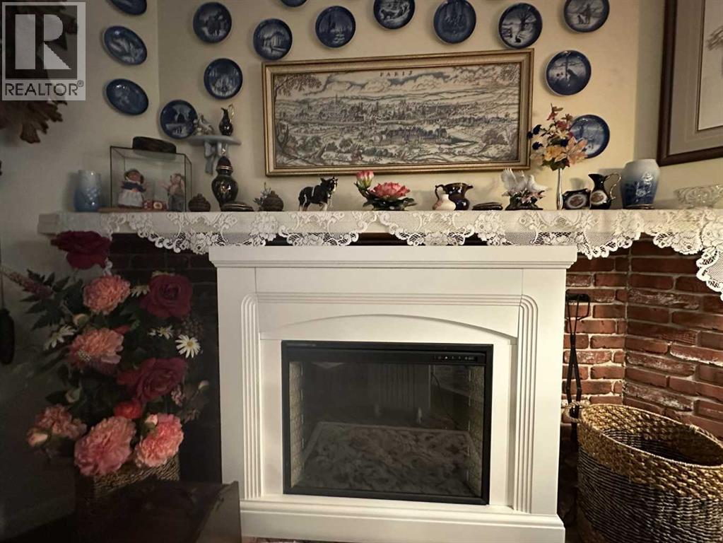 Electric Fireplace in Living Room