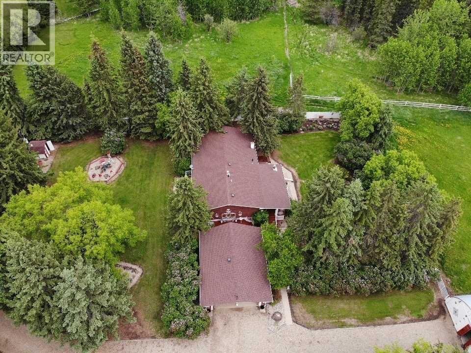 Arial of House and Garage