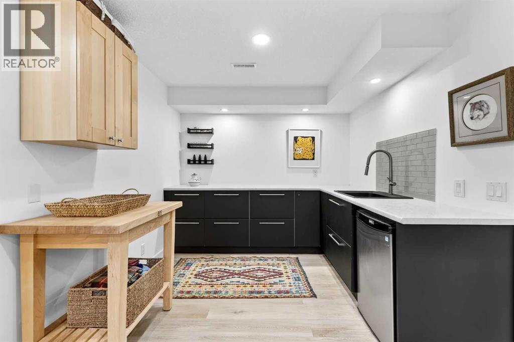 Lower level kitchenette