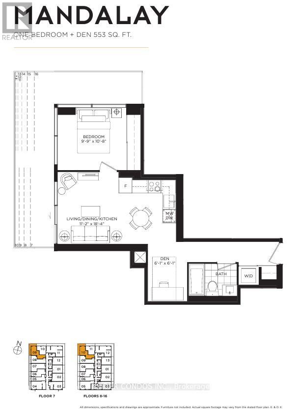 Listing photo of 709 - 18 MAITLAND TERRACE