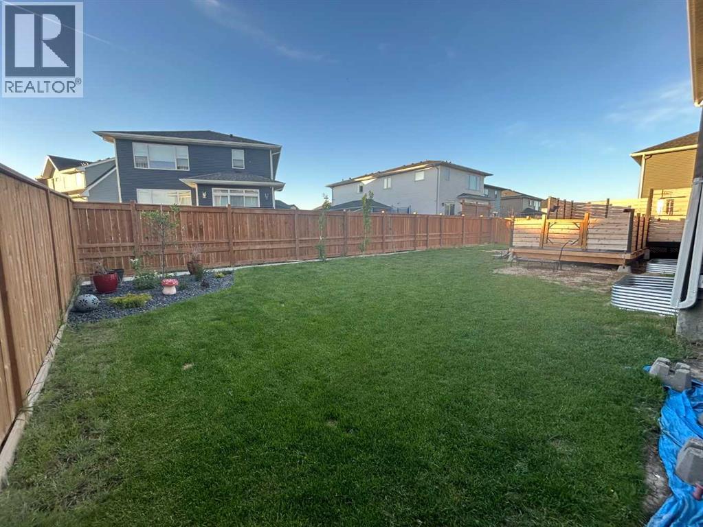 Large Backyard with Grass and landscaping