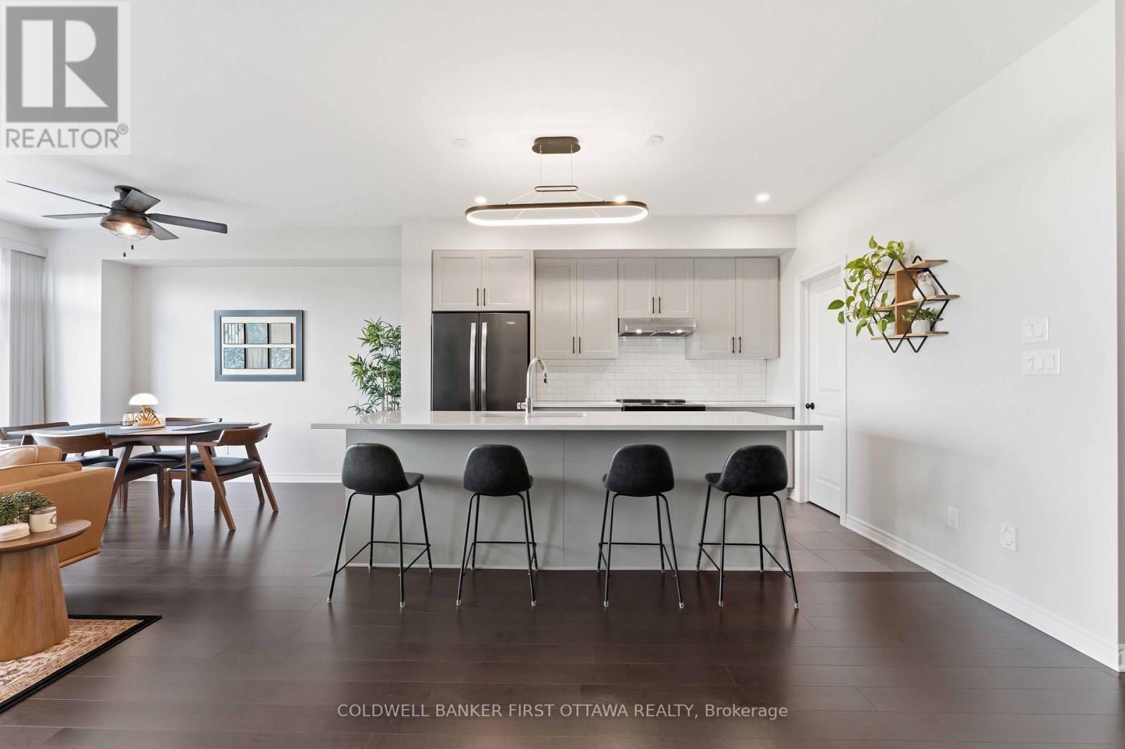 Quartz Counters, SS Appliances and Pantry