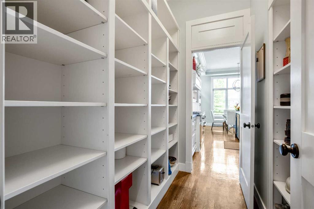 Pantry with lots of cubbies to store small appliances