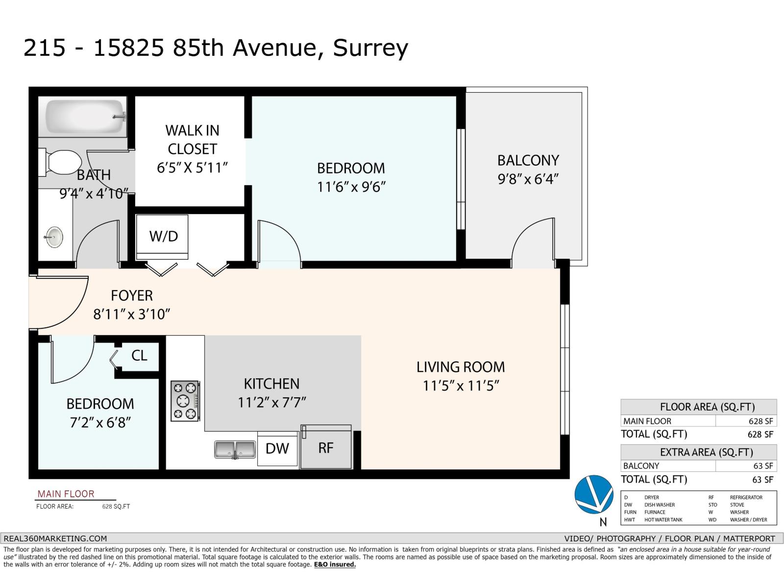 1 Bed, 1 Bath Apartment for Sale in Surrey – 215 15825 85 AVENUE, Surrey – MLS# R3133086 - Image 30