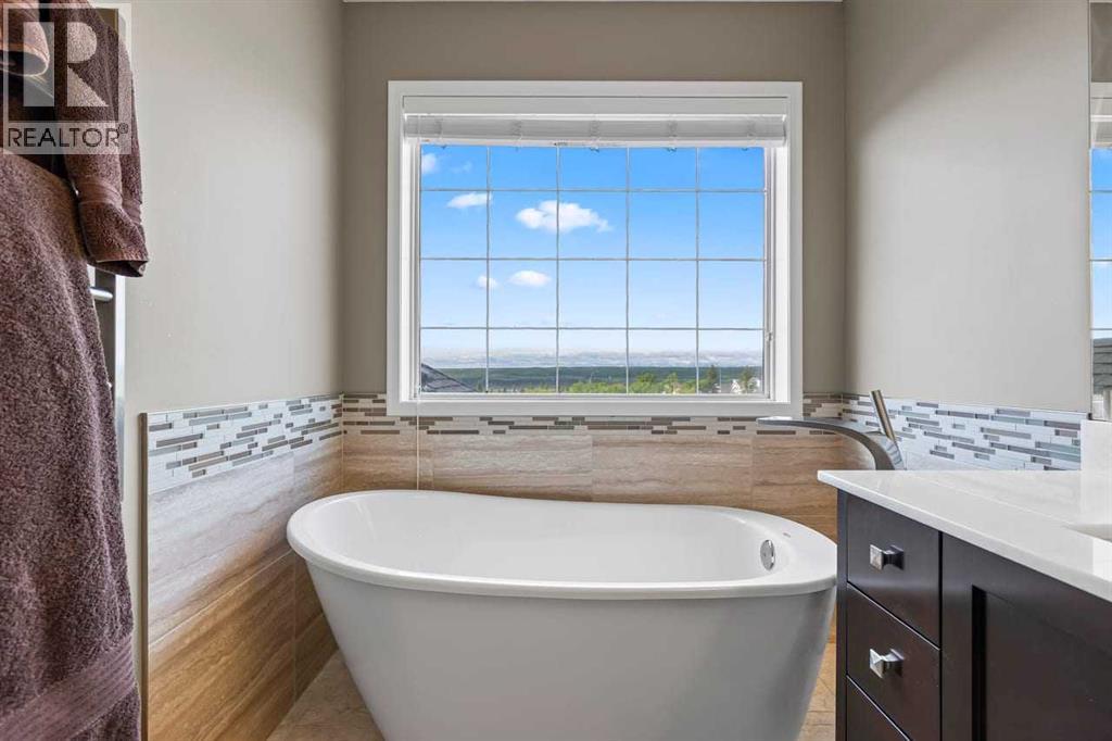 Mountain views form your soaker tub