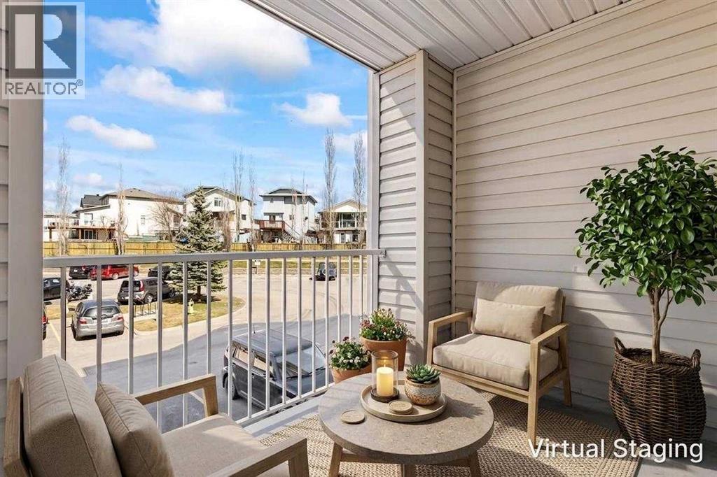 Virtually Staged Balcony