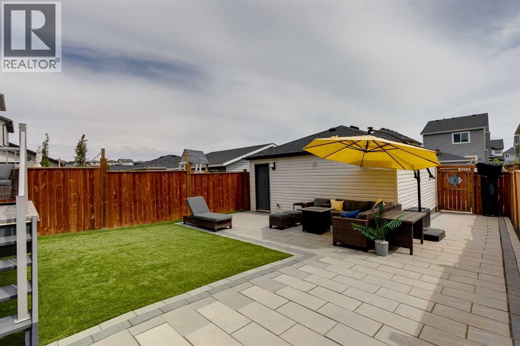 Spacious backyard