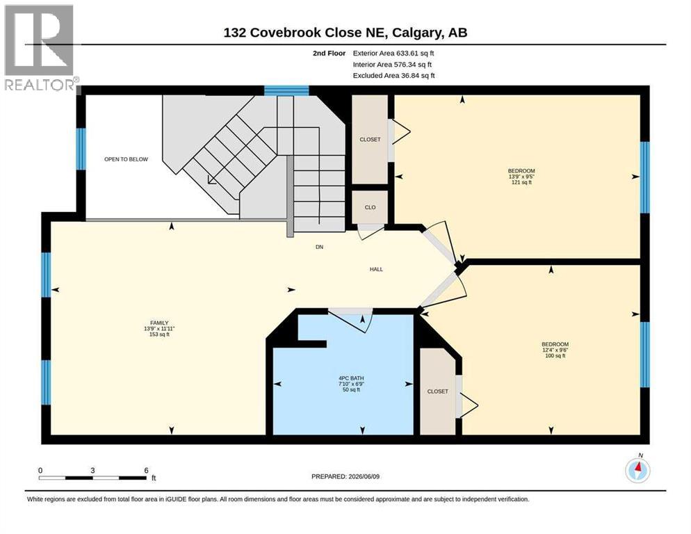 Second level floor plan