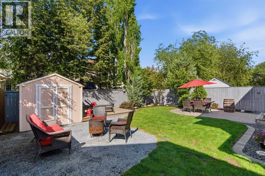 Backyard oasis … several entertaining areas