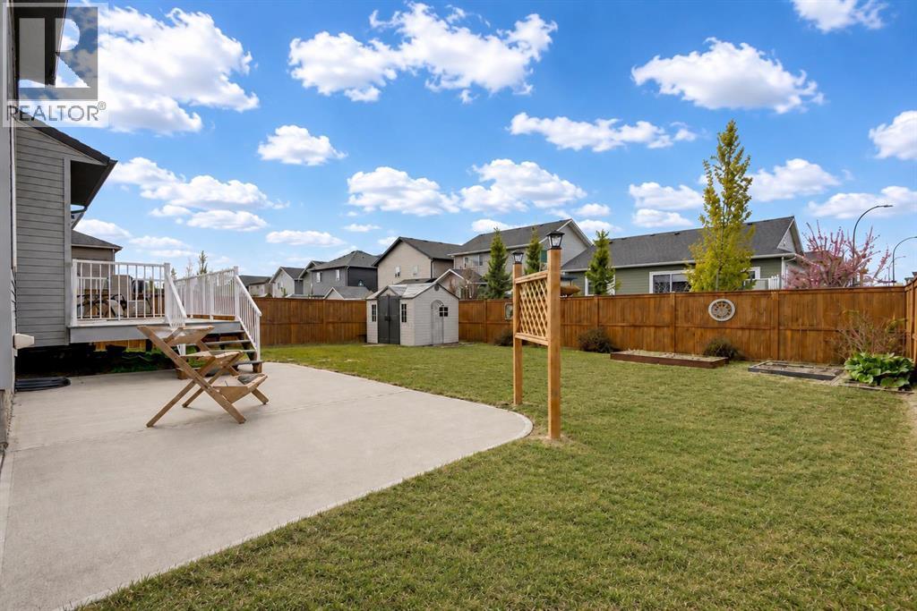 Sunny south backyard