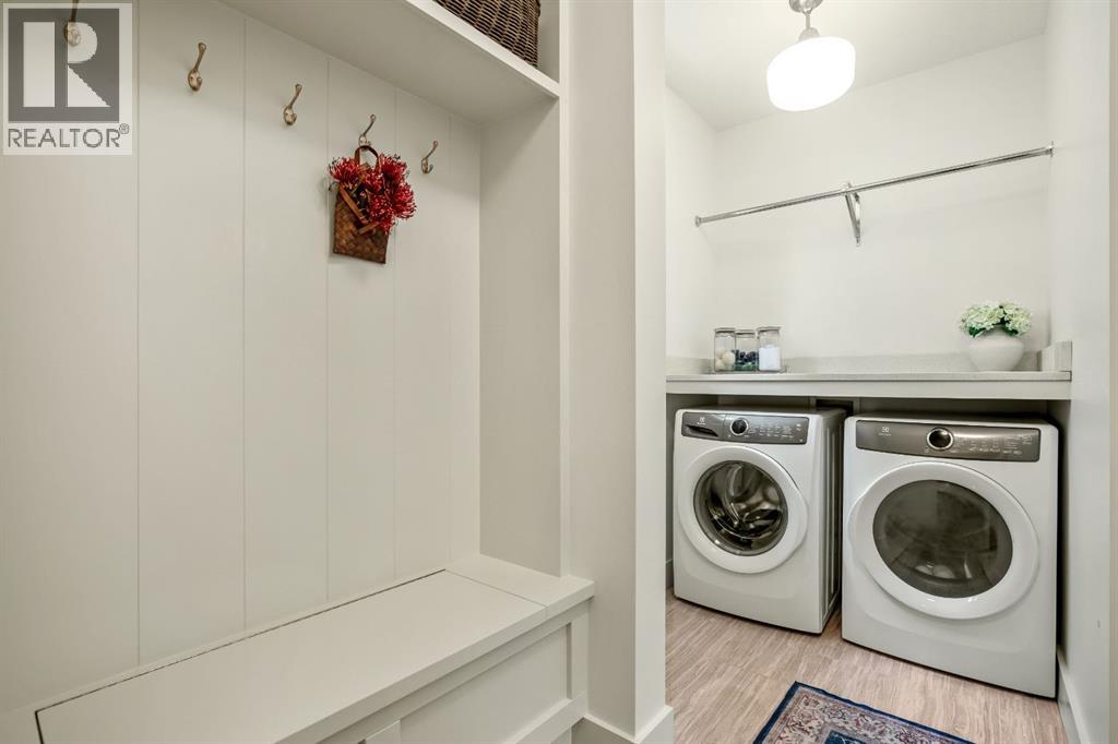 Practical Mudroom and Laundry Combination