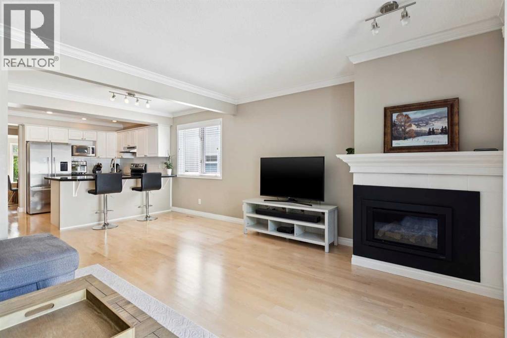 Updated fireplace with gas insert