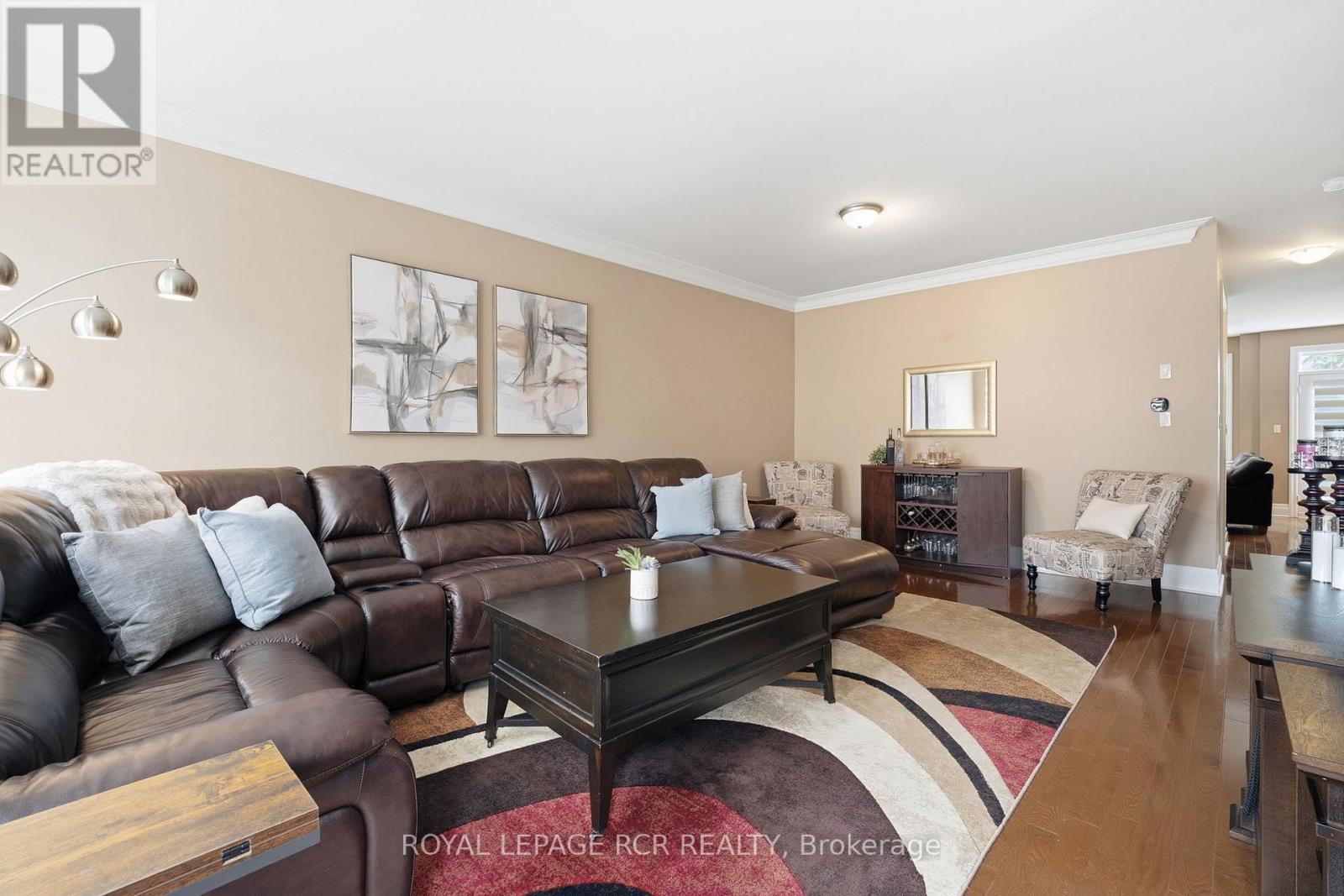 Living Room with WorkStation Nook