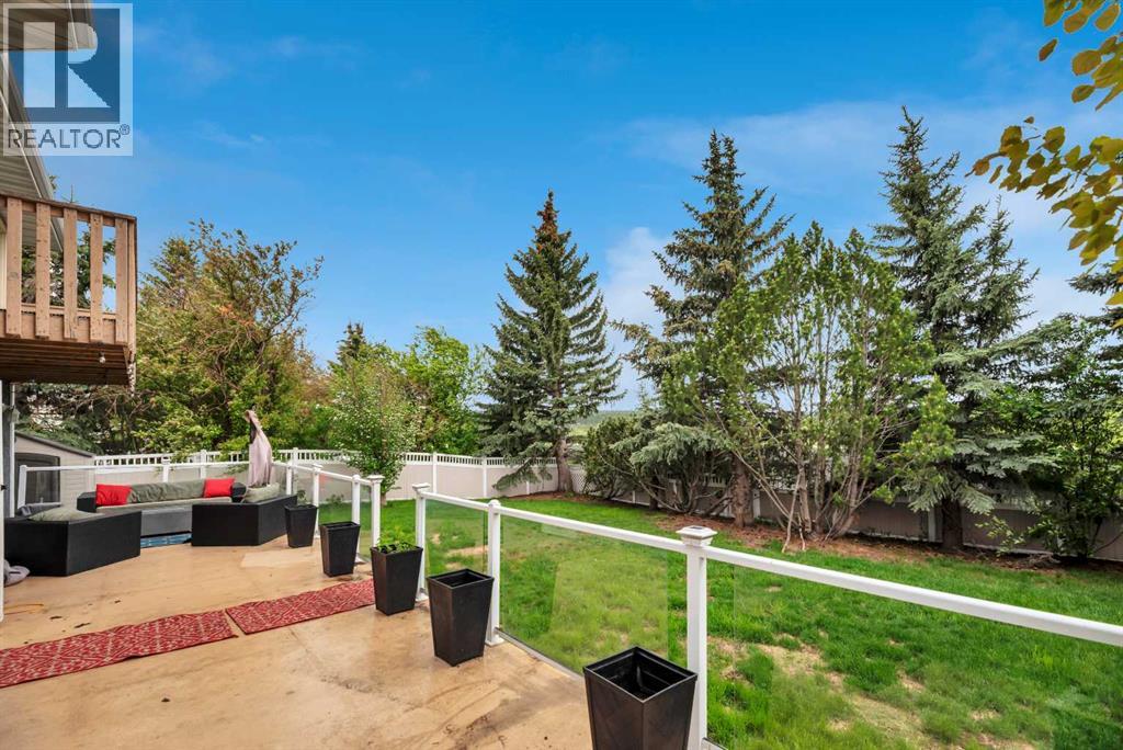 Large west-facing backyard