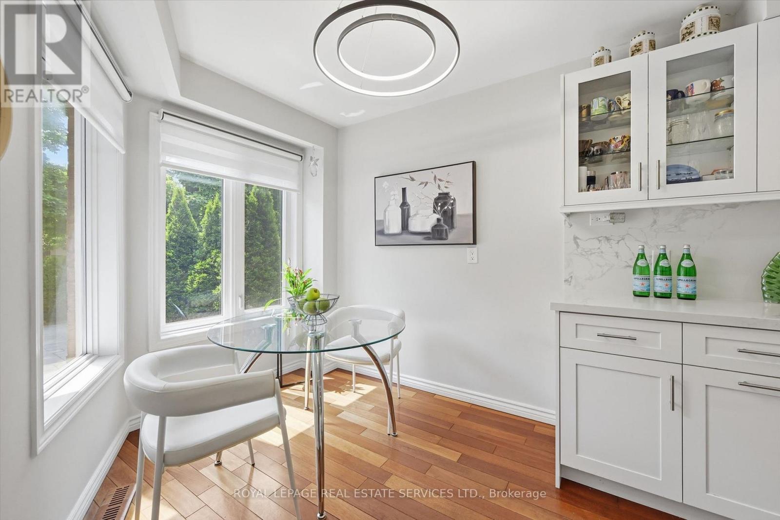 Bright Breakfast Area Adjoins the Updated Kitchen