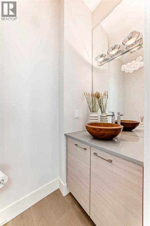 Main floor half bath