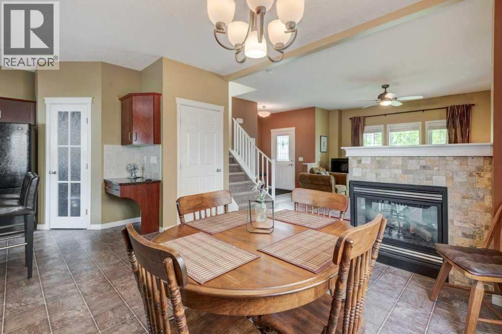 Cozy with 3-way fireplace!
