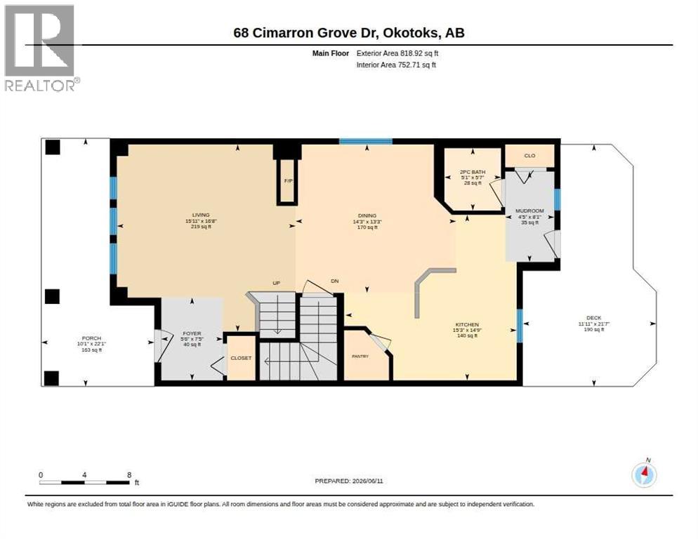 Main floor layout