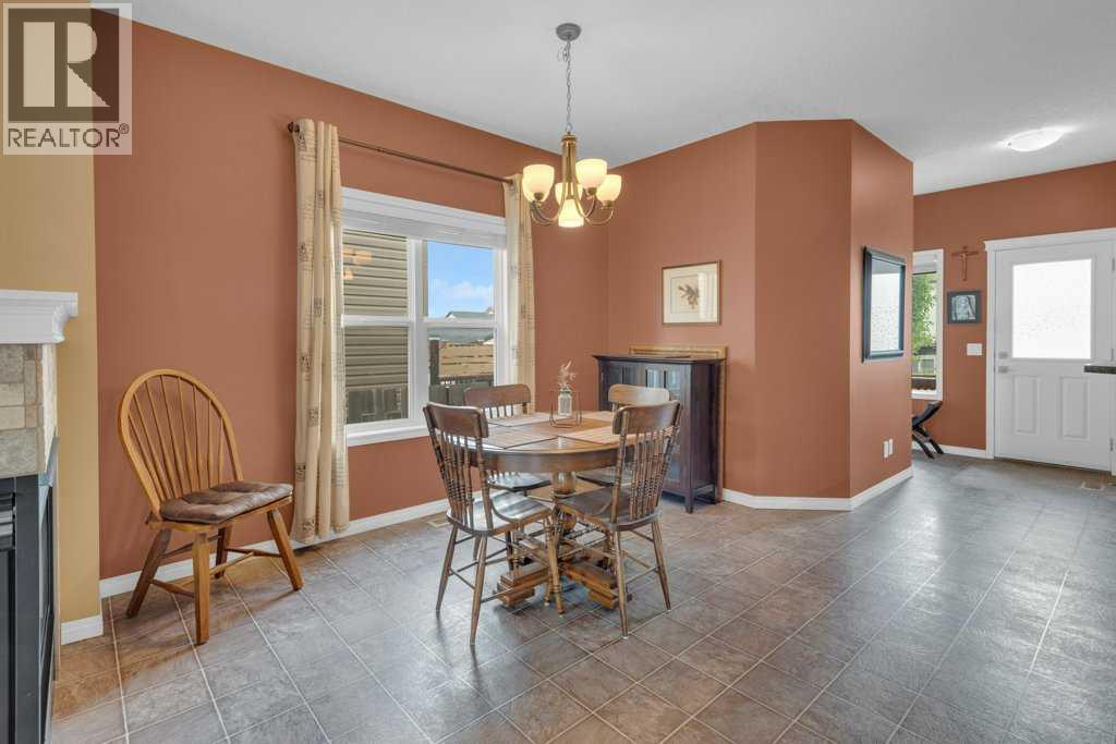 Spacious dining area