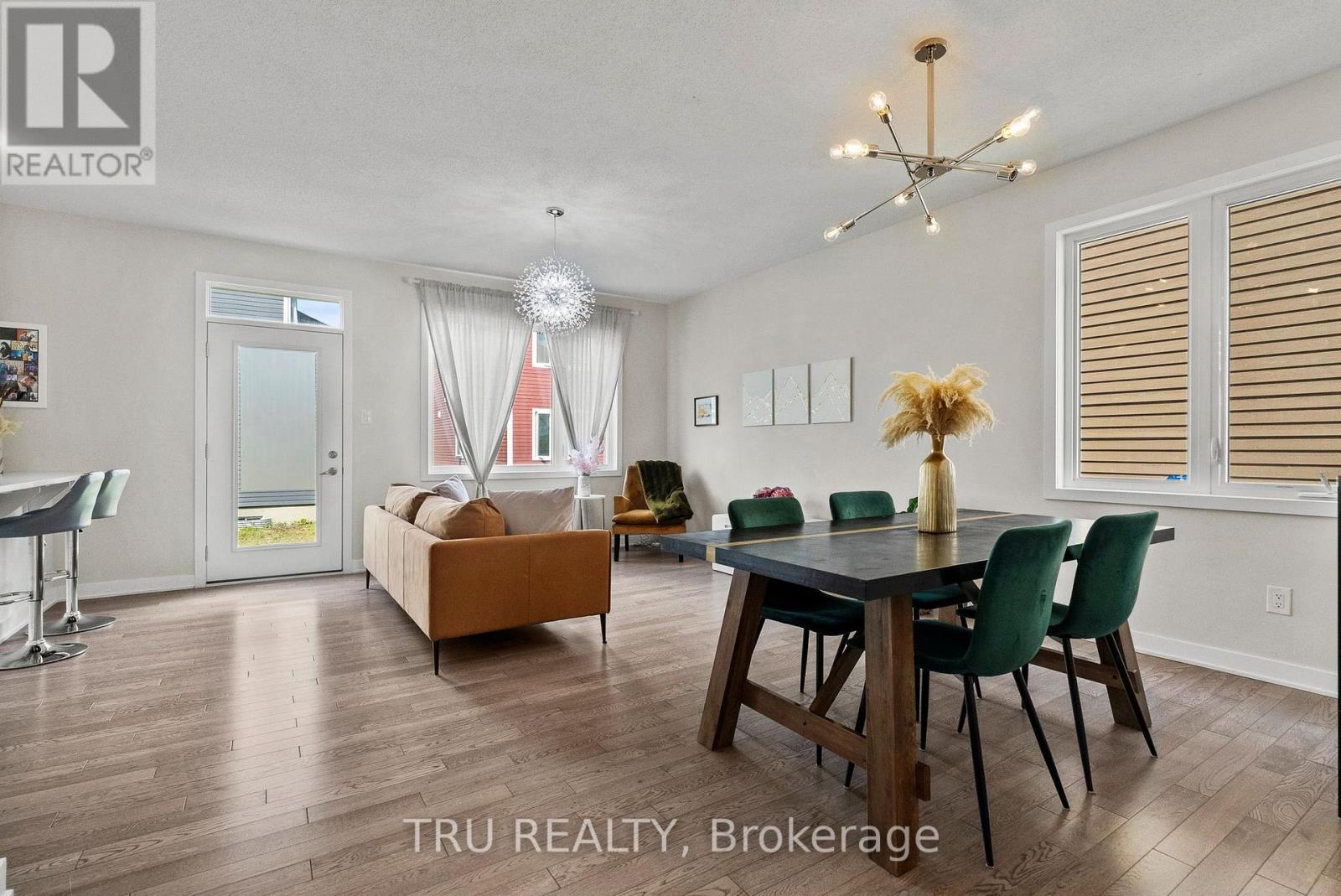 Bright spacious living space with Walk Out to Yard