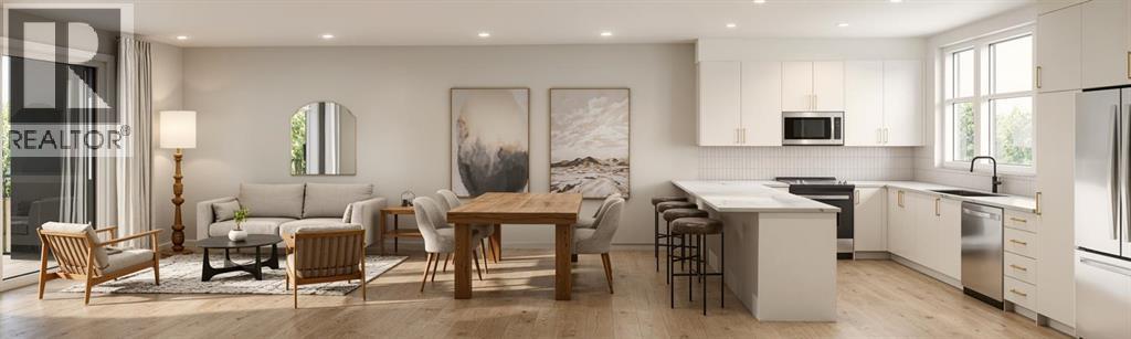 Rendering: Kitchen Living & Dinning