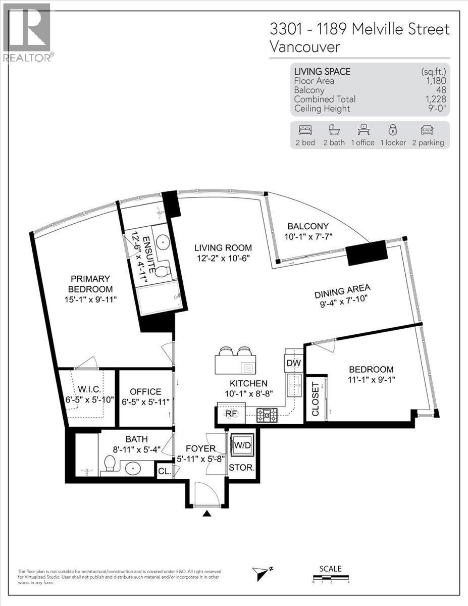 3301 1189 MELVILLE STREET, Vancouver