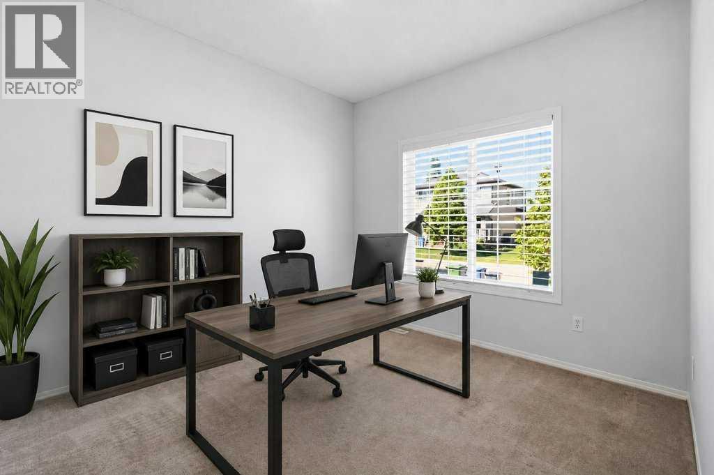 Office Den Virtually Staged