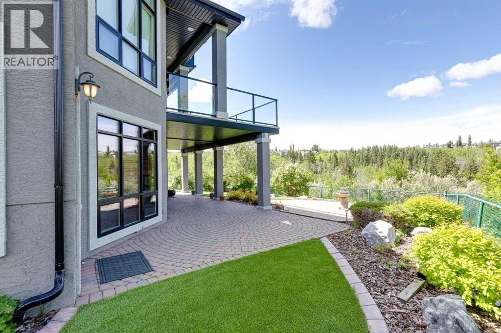 Interlocking blocks throughout the backyard, with 2 more gas BBQ outlets on the lower level
