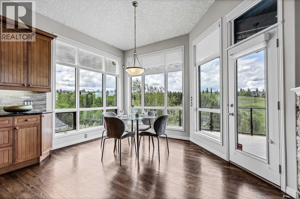 The breakfast nook features new triple-glazed windows